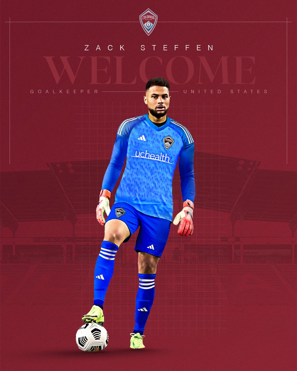 OFFICIAL: The club has signed Zack Steffen to a three-year contract through 2026. Welcome to Colorado, Zack! 🏔️ 📰 » bit.ly/48Kzkdv