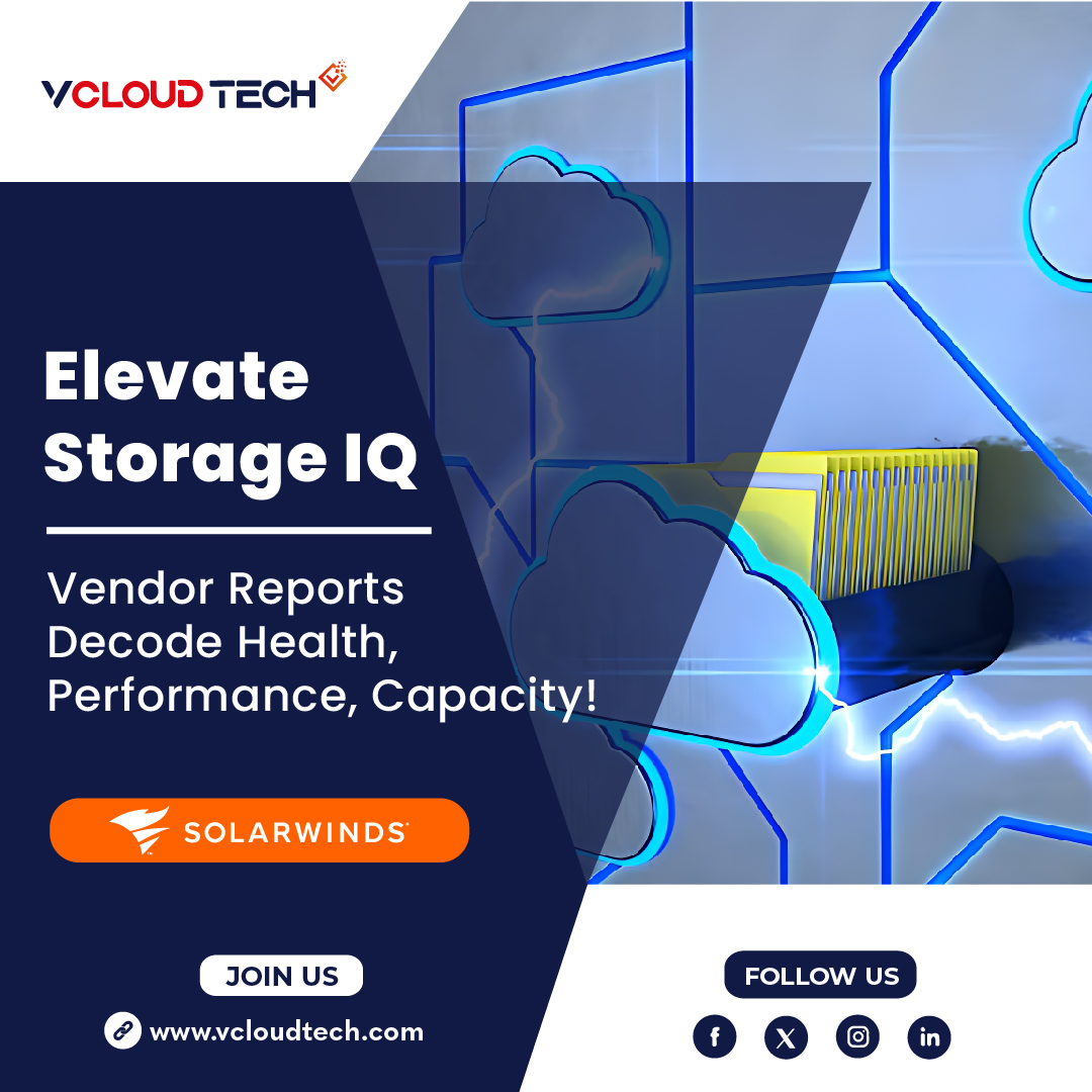 vCloudTech's tweet image. Optimize your storage management with @solarwinds #StorageResourceMonitor. Gain a comprehensive view of #datastorage, streamline #monitoring across diverse SAN providers &amp;amp; enhance performance through SRM&apos;s intuitive dashboard &amp;amp; advanced pollers bit.ly/3TqITGO @vCloudTech