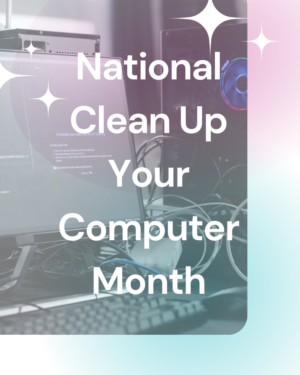 GetLightcurve's tweet image. January is National Clean Up Your Computer Month. Our computers work hard for us, and they deserve a little self care too. This is your official reminder to back up your data and  clean up old files to get your computer running faster. 
#CleanUpYourComputerMonth #DataSecurity