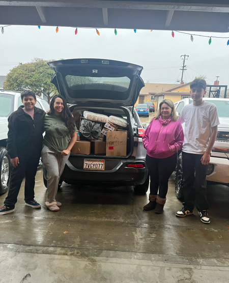 This family lost everything in a fire. Their house and all of their belongings are gone. We were able to bless them with several items for their new place. Their 10-year-old child gave us the biggest hug! They are very grateful.