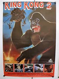 #ToddsScreenGuide 0950 Remember when giant ape KingKong fell off a NewYork skyscraper all those years ago? It turns out he merely suffered cuts&bruises. 
Now after refreshing coma he needs blood transfusion. So it's back to the jungle to find suitable donor. #KingKong2 22:10 Ch82