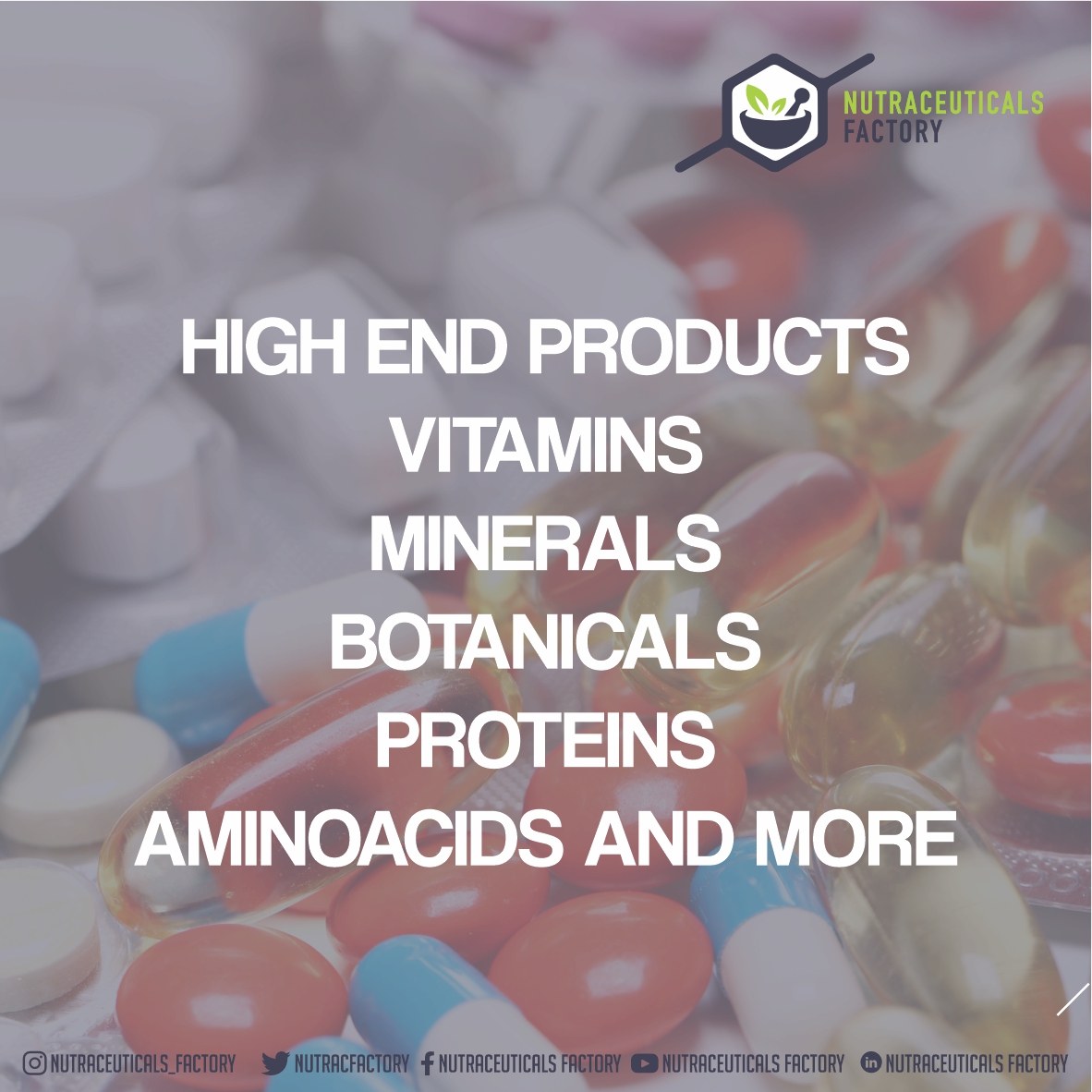 Do you want more information? contact us by CALL US: +1 727 692-7294 info@nutraceuticalsfactory.com
#NutraceuticalsFactory #Nutraceuticals #usa #florida #privatelabeling #productdevelopment #manufacturing #privatelabelnutraceuticals #nutraceuticalsupplement #manufacturer