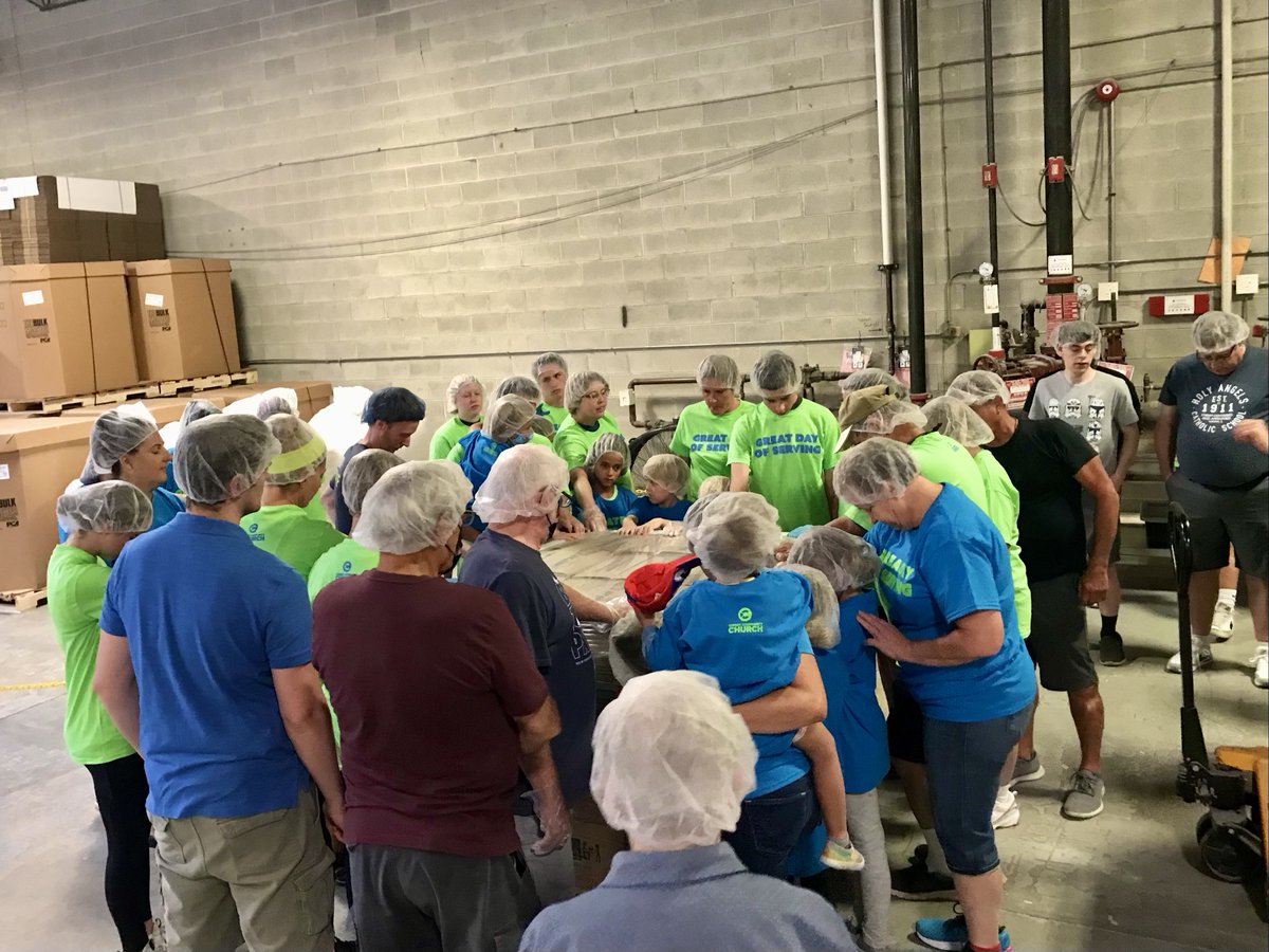 commimpactccc's tweet photo. Help pack meals that are sent all over the world to children experiencing hunger! Dock and Door National in St. Charles will be hosting a FMSC Mobile Pack with two separate Christ Community teams on January 26/27. 
Friday: https://t.co/tix6ztpgRf
Saturday: https://t.co/9TT4U84rRx https://t.co/9uETjFHdjp