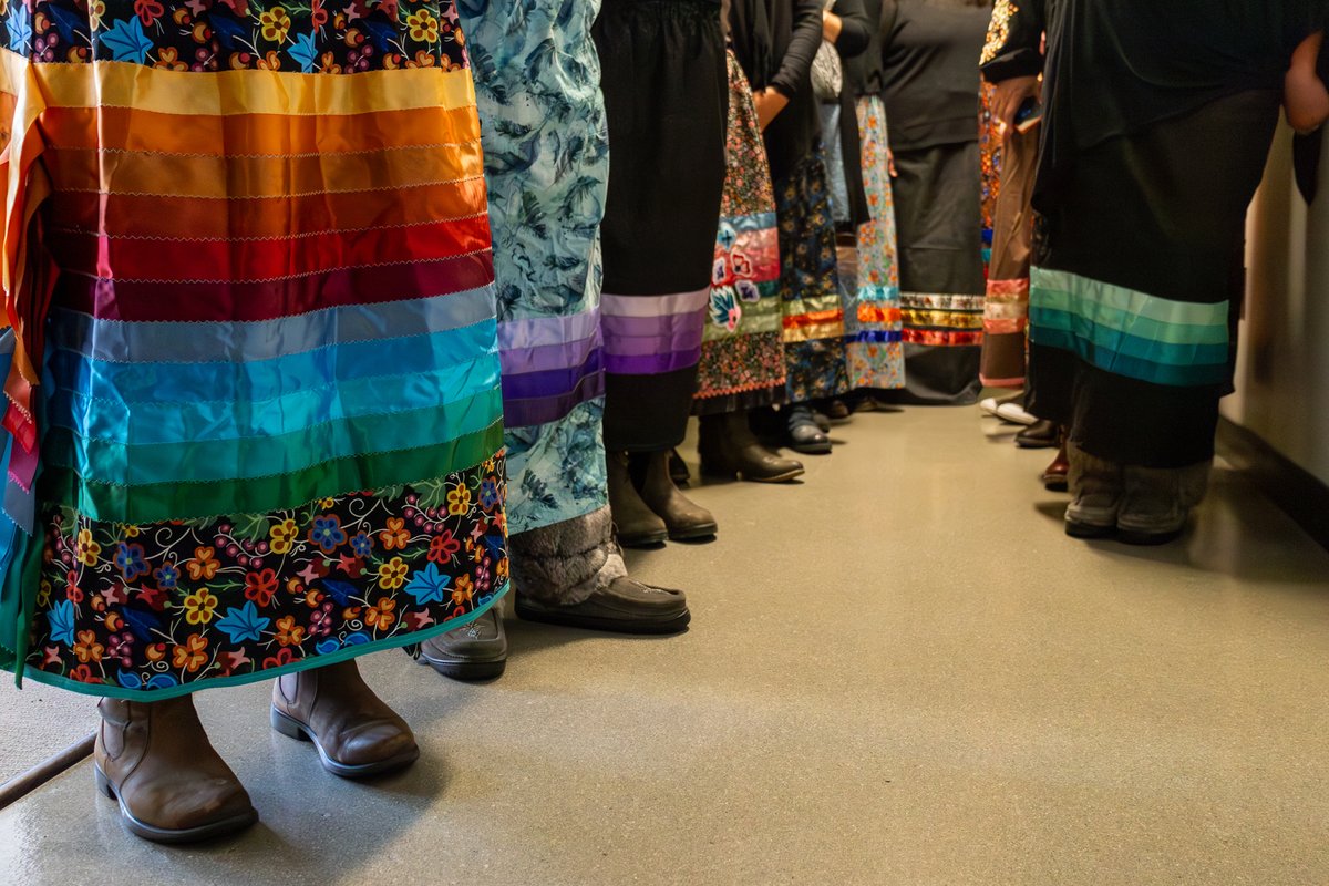 Embracing the power of tradition on National Ribbon Skirt Day! ✊

Are you wearing your ribbon skirt today? Share a picture of your skirt in the comments so we can admire the beautiful craftsmanship together! 💖👗 

#RibbonSkirtDay #Empowerment #CulturalStrength