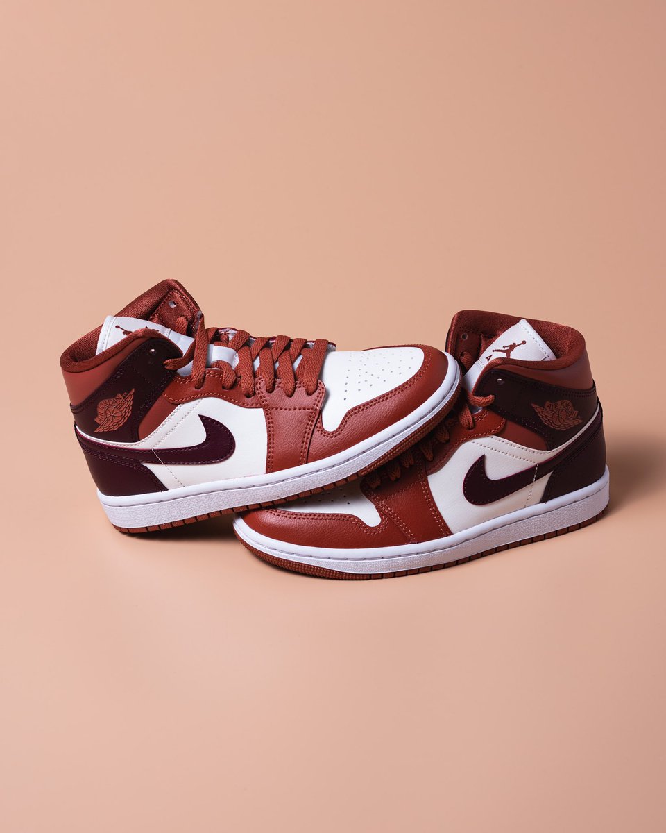 rose gold burgundy jordans
