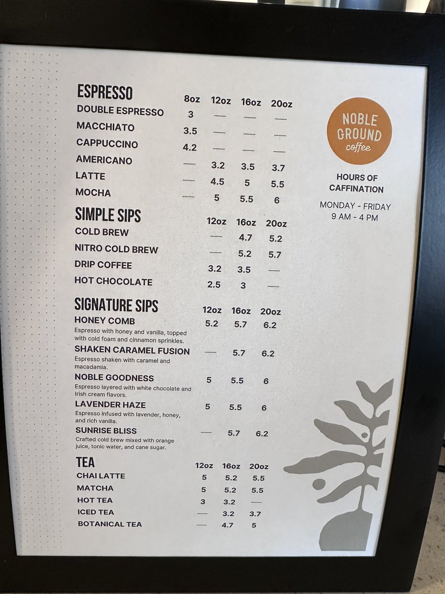 SarahRose789's tweet photo. PSA! The capitol coffee shop is reopen- it’s Noble Ground, a Arizona based company. Open 9-4 m-f https://t.co/Y1PqLWWTHV