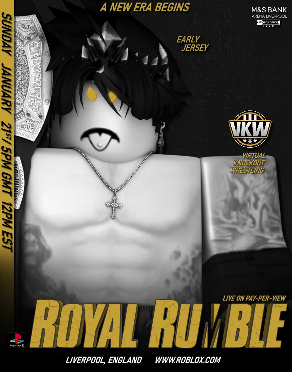 The official poster for the Royal Rumble is here!

Who will punch their ticket to wrestlemania? 

Find out on the 21st!

#ANewEraBegins