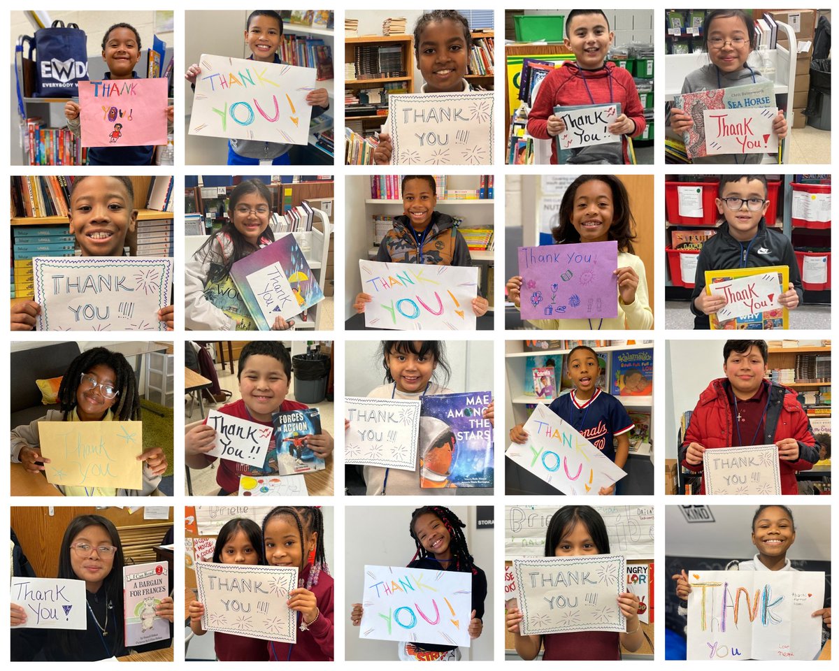 What a way to start 2024! EWDC is so grateful to all who made a gift, donated a book, or volunteered their time with us this holiday season. You are changing lives through the power of reading. On behalf of our amazing students, thank you!