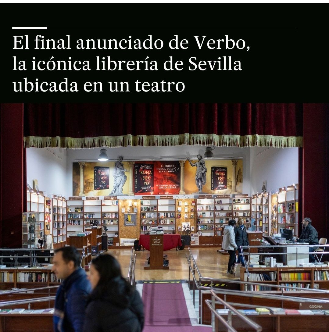joseigs_'s tweet photo. En 1 año han cerrado 10 librerías en Sevilla mientras la compra de libros aumenta.  Mientras, Junta y Ministerio se han gastado 24 millones en los Grammy en Sevilla. 

¿A que se podría haber gastado en OTRO MODELO DE CULTURA? https://t.co/5O1lRaRR1M
