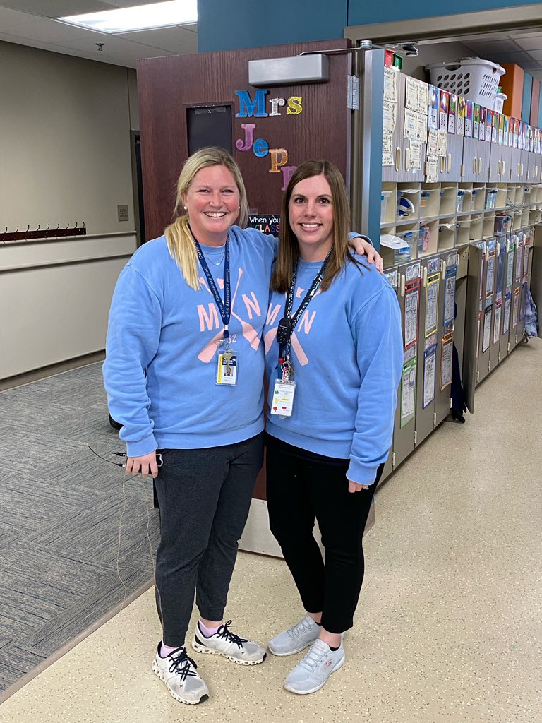 Matching with one of our awesome second grade teachers!