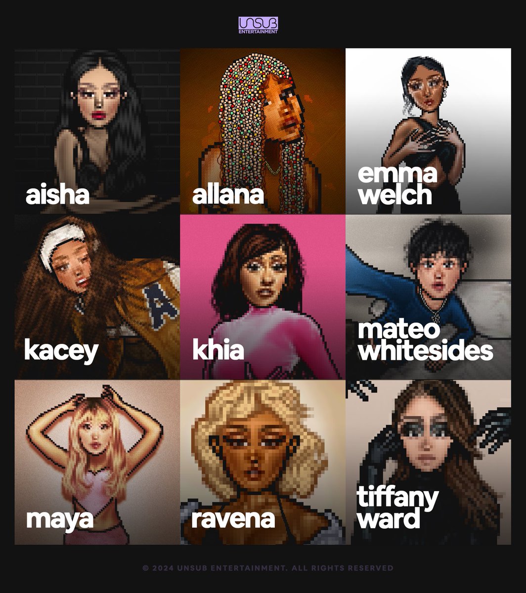 | Meet our team of artists! 

Unsub is a record label growing on the market, which has an expert staff that provides strategic marketing, A&amp;R, digital marketing, social media support and more. 

#MusicForEveryone 🎧