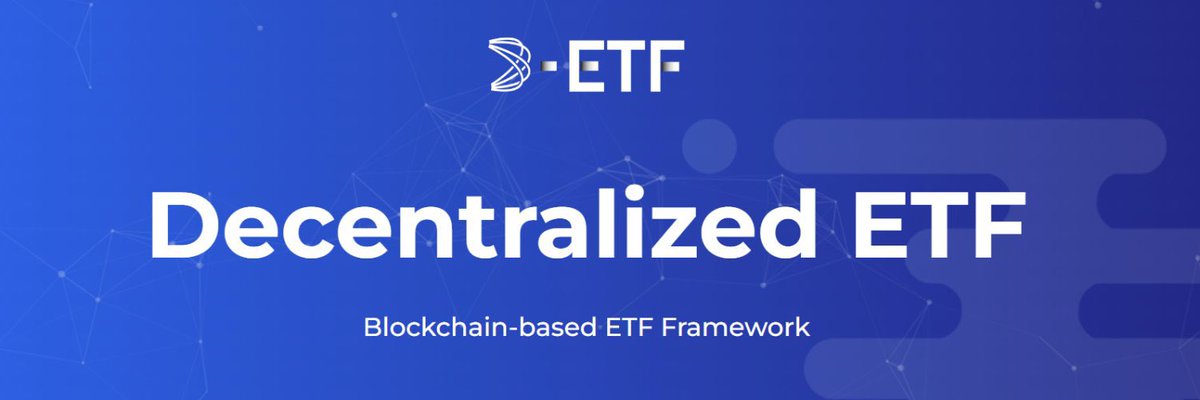 RWAwatchlist_'s tweet photo. $DETF is revolutionizing finance by bringing Exchange-Traded Funds (ETFs) onto the blockchain, shaping the future of finance. @detf_official 

We look forward to seeing this manifest! 

#RWA #ETF #BTC https://t.co/BVjIvjIdZm