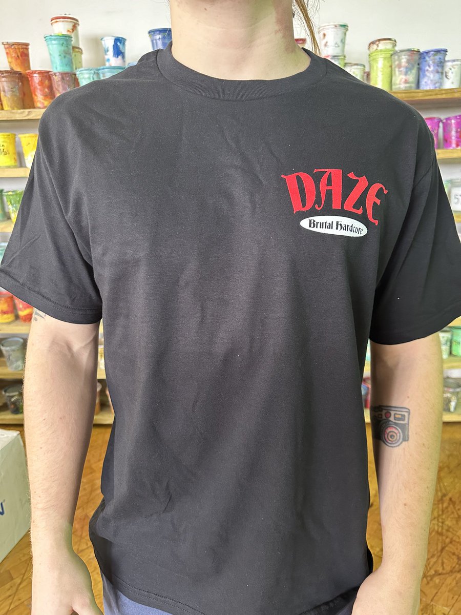 DAZE_STYLE's tweet photo. REPRESENTING DAZE STYLE BRUTAL HARDCORE IN TAMPA FLORIDA… FUCK YOUR ATTITUDE 2024… 

PRINTED ON GILDAN HAMMER… 

DESIGN BY @darkseedsofman https://t.co/vYGZipj0WH