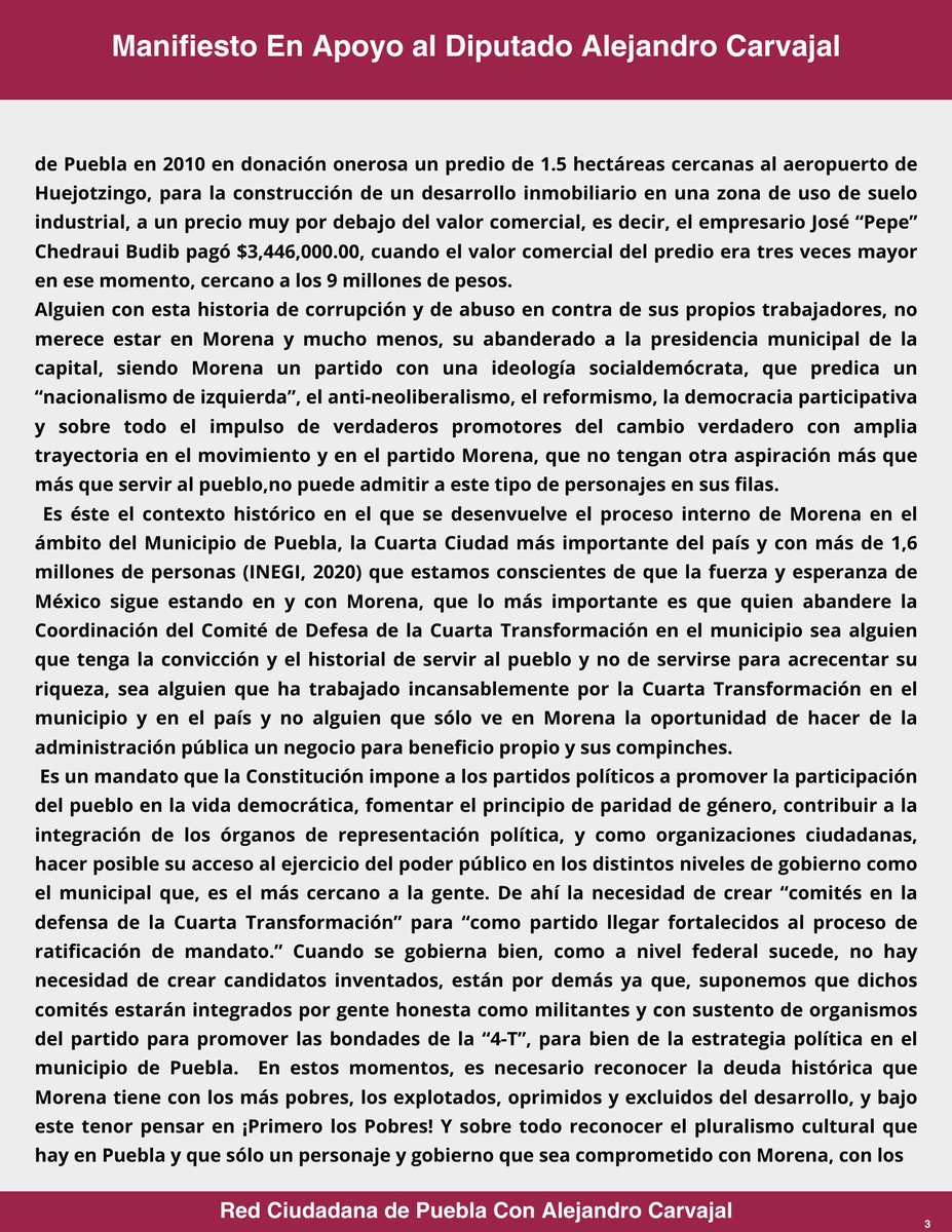 Red Ciudadana De Puebla Con Alejandro Carvajal tweet media