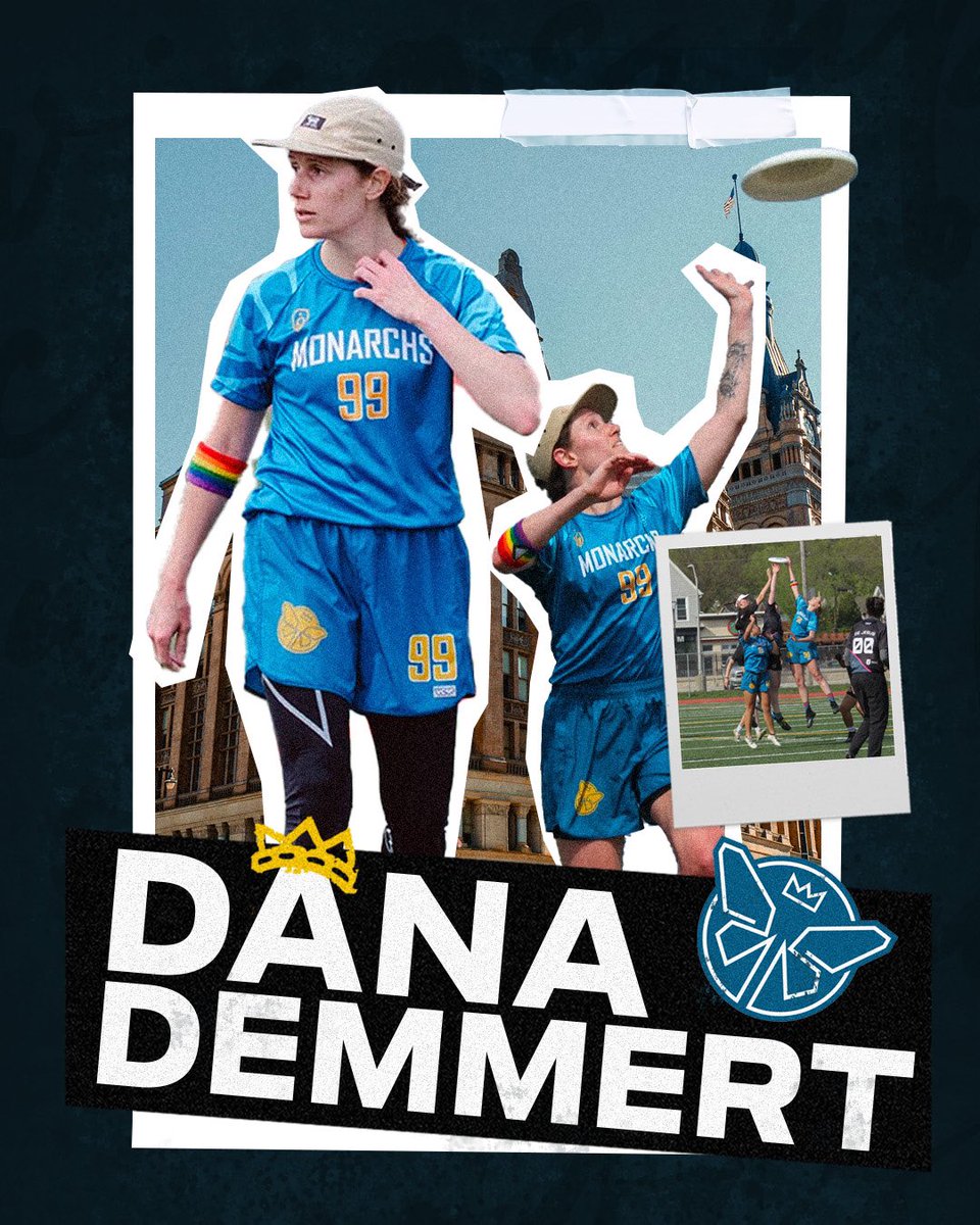 MonarchsMKE's tweet photo. ✍️ SIGNED - Dana Demmert #99
As a rookie, Dubz was an impact player on both sides of the disc and (unofficially) led the team in putting opponents on posters. https://t.co/ygbeKmJeGa