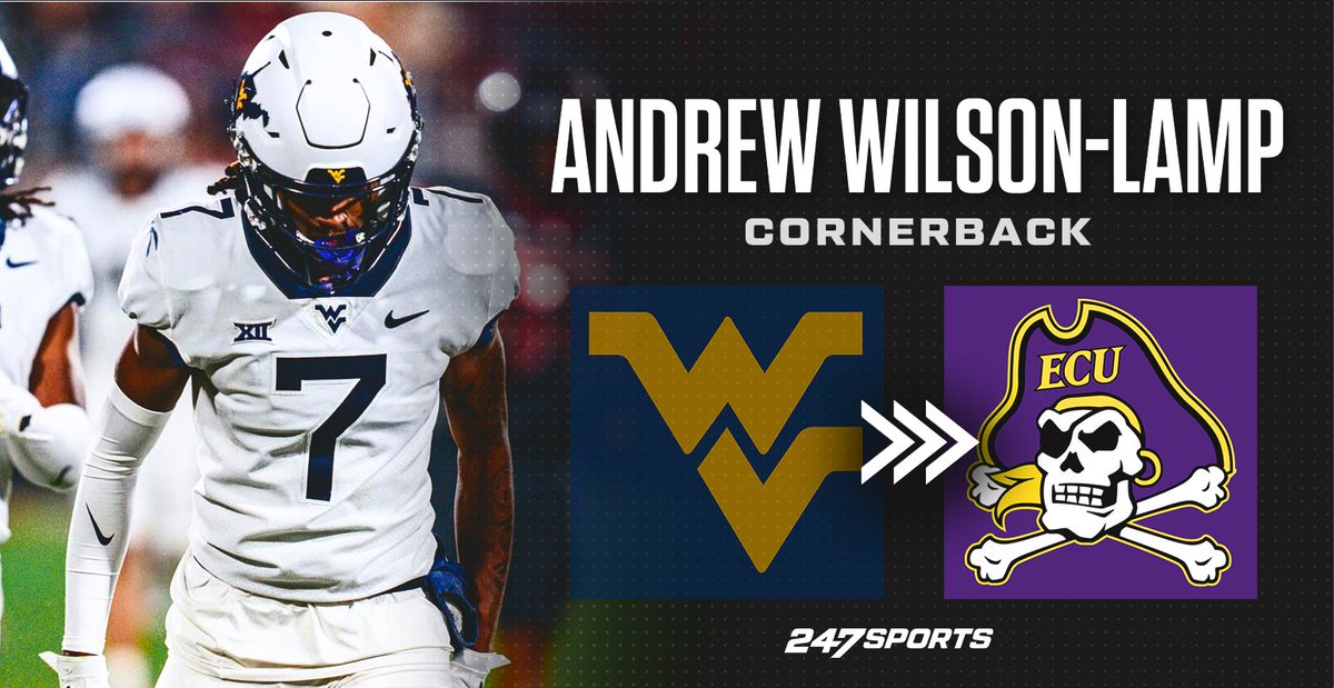 West Virginia CB transfer Andrew Wilson-Lamp commits to East Carolina @slim_drew4 @247SportsPortal 247sports.com/college/east-c…