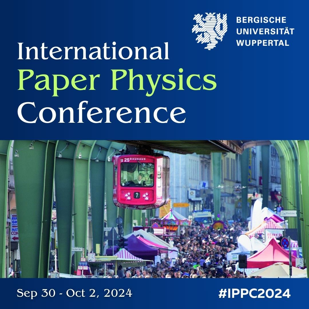 UBCBioProducts's tweet photo. Save the Date for #IPPC 2024! ποΈ Join us at the International #PaperPhysics #Conference, hosted by the University of Wuppertal in Germany, from Sep 30th - Oct 2nd, 2024. π©πͺ In partnership with the @TUDarmstadt and supported by @TAPPITWEETS, #IPPC2024 will foster discussions on cutting-edge developments in physics, chemistry, and engineering related to #pulp and #paper. π¬ππ π Abstract submission opens on January 15th.
Find more details at: https://t.co/qHaNL2rI17
#Networking #Collaboration #Summer2024 #ResearchExcellence