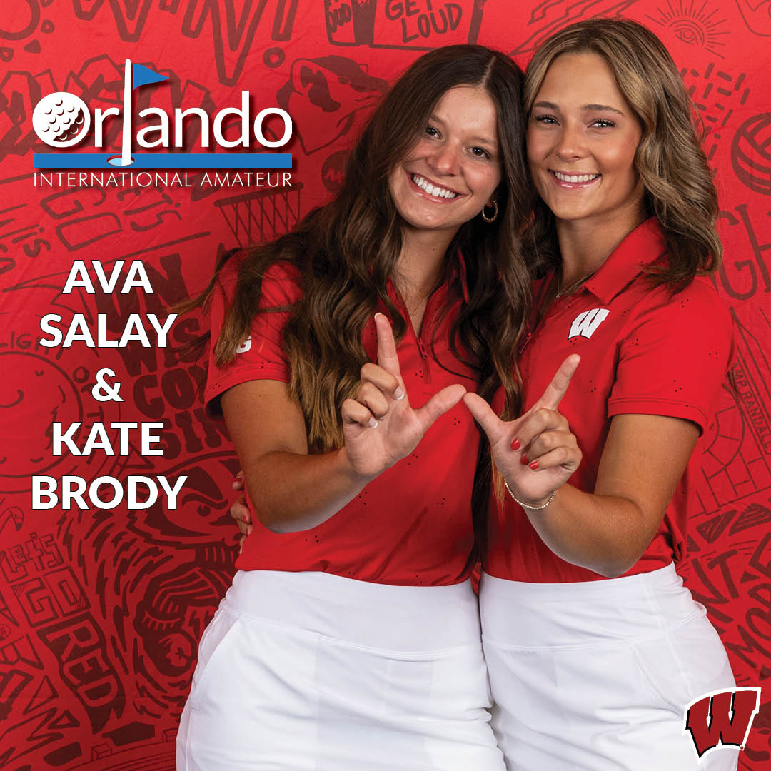 BadgerWGolf's tweet photo. Good luck to Kate Brody and Ava Salay competing in the @OrlAmateur Thursday - Saturday!

🔗 Follow along with live stats https://t.co/YOa6CU4bpx https://t.co/lRZlpCu6O7