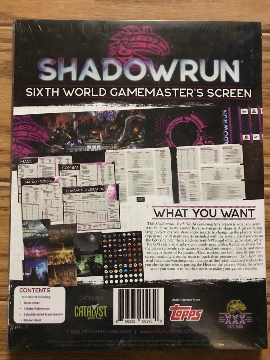 Are you looking to start GM'ing ShadowRun games?! We have the ShadowRun GM's screen available!
All of our ShadowRun items are 30% off!
squeakersgames.com
#shadowrun #ttrpg #smallbusiness #sale #rpg