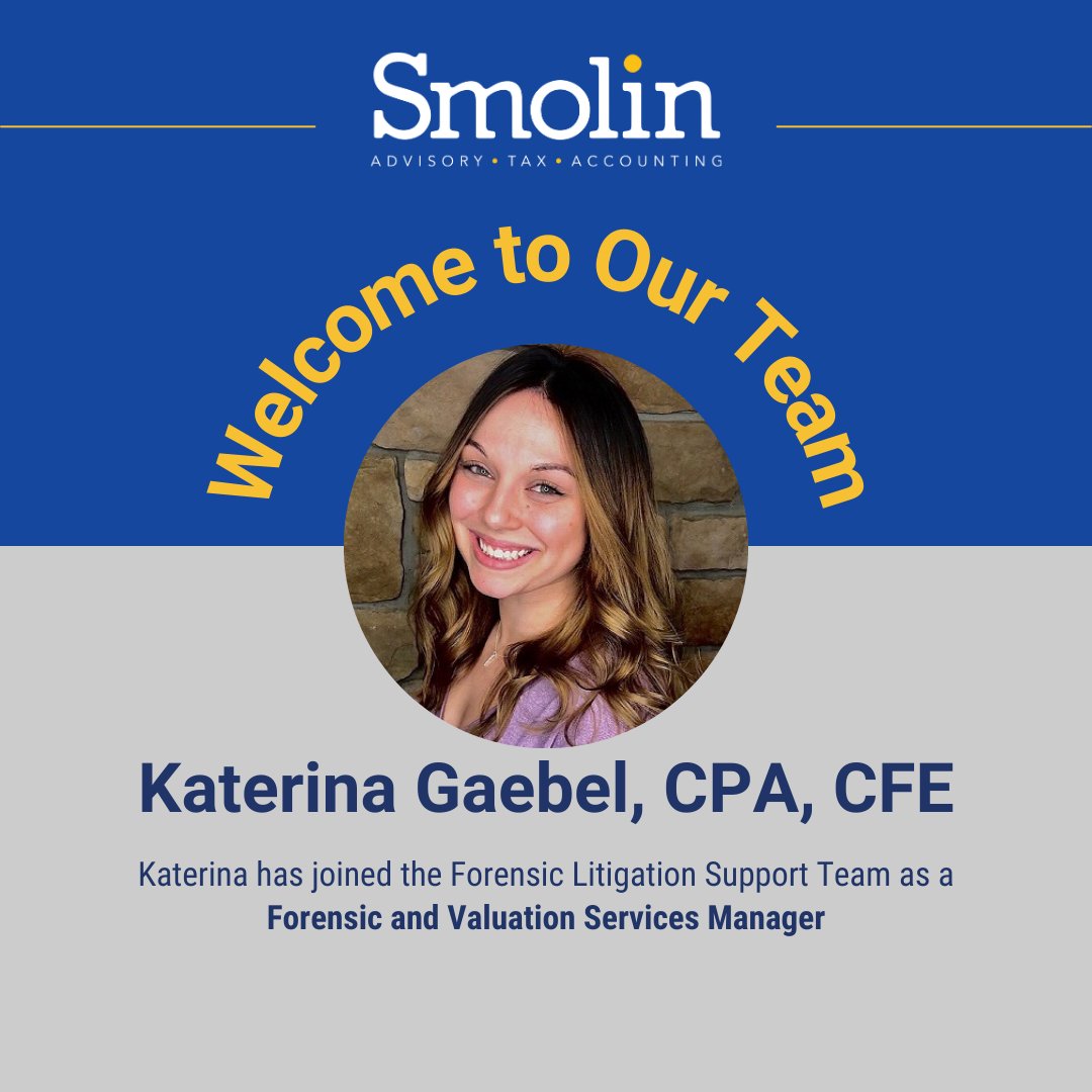 SmolinLupin's tweet image. We are pleased to introduce Katerina Gaebel, CPA, CFE, Certified DeFi Expert™, as the newest member of our Forensic Team. Katerina’s extensive expertise in forensic accounting makes her an invaluable asset to our team.  #Smolin #Welcometotheteam #forensicaccountant #CPA
