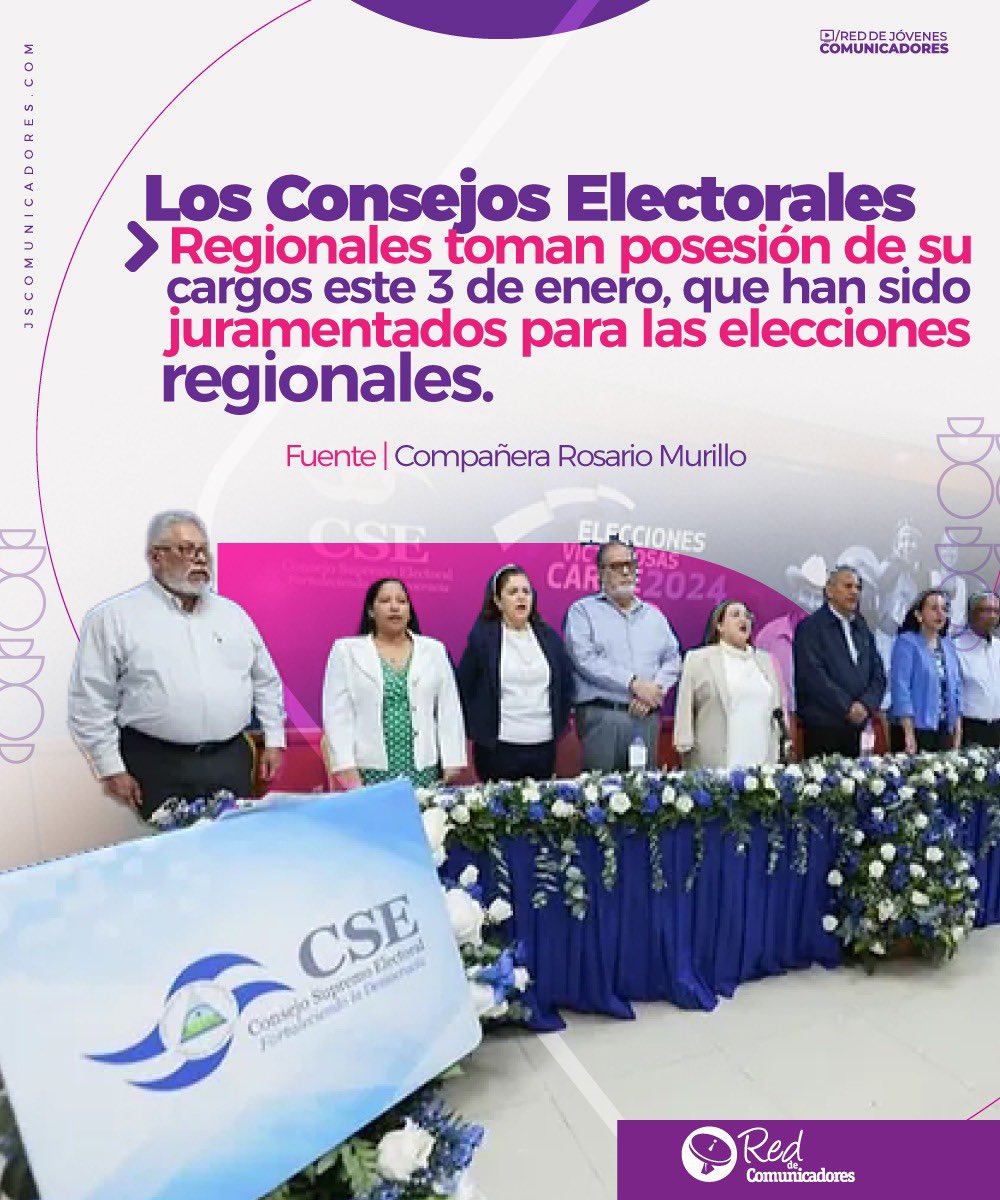🔰Te presentamos los principales anuncios de la compañera Rosario Murillo en su comunicado del Mediodía 🕛 ➡️ para el pueblo nicaragüense 🇳🇮

#2024HaciaNuevasVictorias 🌠
#2024LaPatriaLaRevolución ⭐️