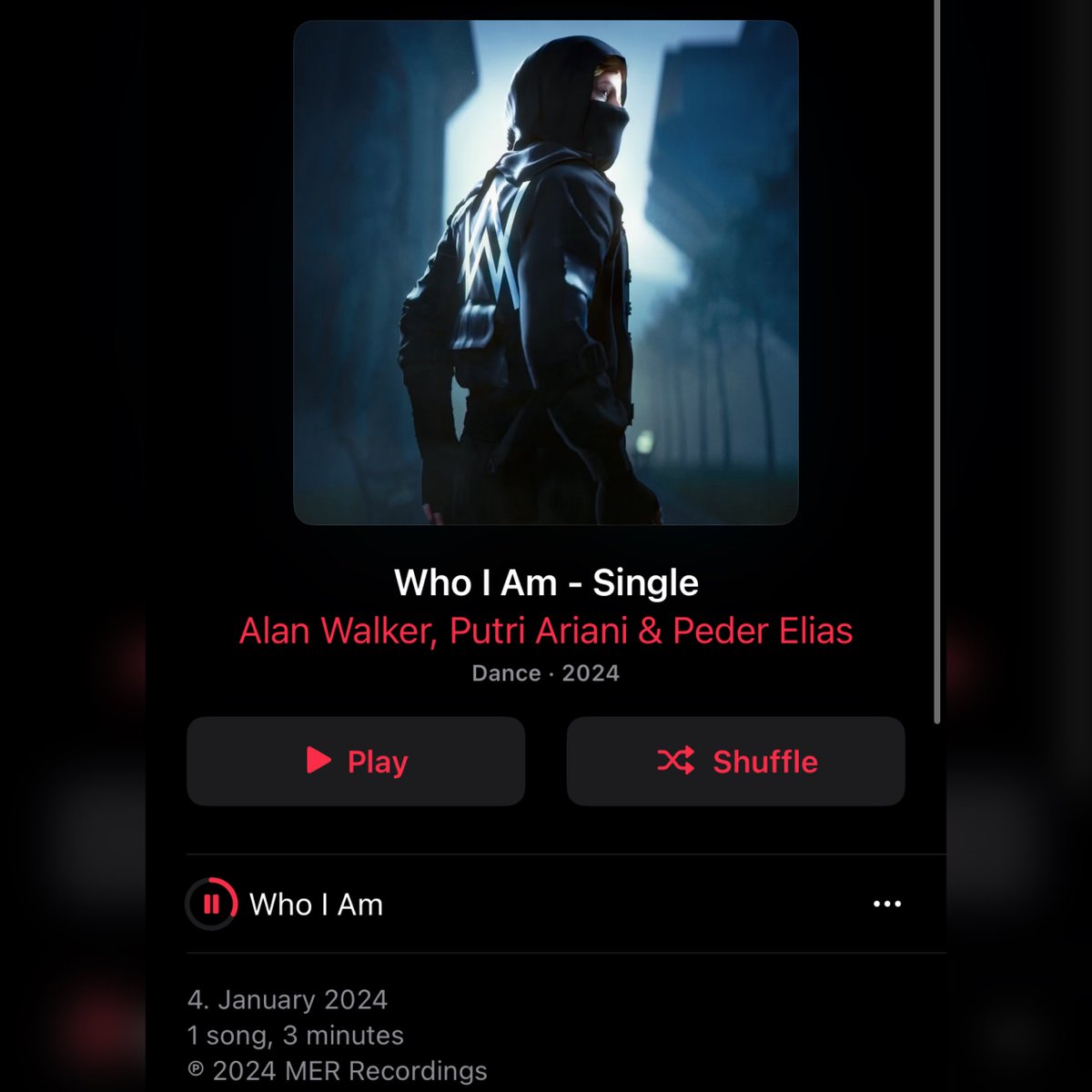 So thrilled to have created the cover art for Who I Am by <a href="/IAmAlanWalker/">Alan Walker</a> 🔥🔥🔥

I told my friends back then when I started my art career that one day I would work with him, 6 years later here we are. 2024 starting good!!!! #whoiam #alanwalker