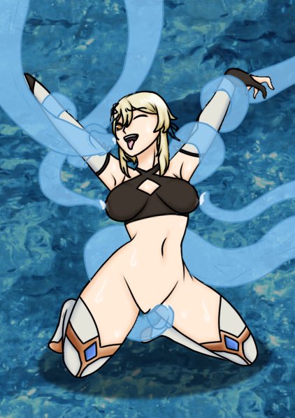 Hydro powers gone wrong…..? #GenshinImpact #Lumine