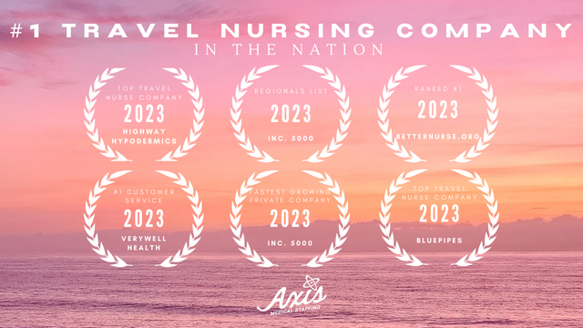 AxisMedStaffing's tweet image. 🏆Sometimes, you have to step back and look at the whole picture, in this case, the entirety of 2023! 

🎉What a year of recognition for Axis; we are humbled beyond words. We look forward to another successful year here at Axis Medical!  #TravelNurse #TravelRN #AxisRockStars