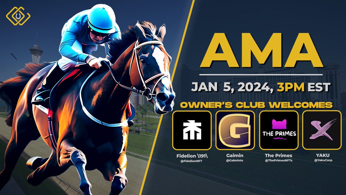 OwnersClubGG's tweet photo. 🏇 OWNER'S CLUB GAMING MEGA SPACE – The Ripple Effect of Solana in Web3 Gaming 🎮

Dive into the SOL ecosystem with us on X-Space as we dissect Solana's influence on Web3 Gaming.

Discover what @YakuCorp, @FidelionNFT, @ThePrimesNFTs, and @GaiminIo are building.

📅 Mark your calendar: January 5th at 3 PM EST — Set your reminder now! 👇