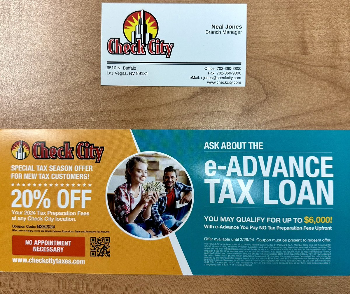NealTJones's tweet image. Hey, #LasVegas: it’s that time of year again! Let me take all the headache and stress out of filing your taxes! I start at just $65, the best deal in town! Call me today or just come on in! 
#Taxes #CheckCity
😁💰💵 📖✍️