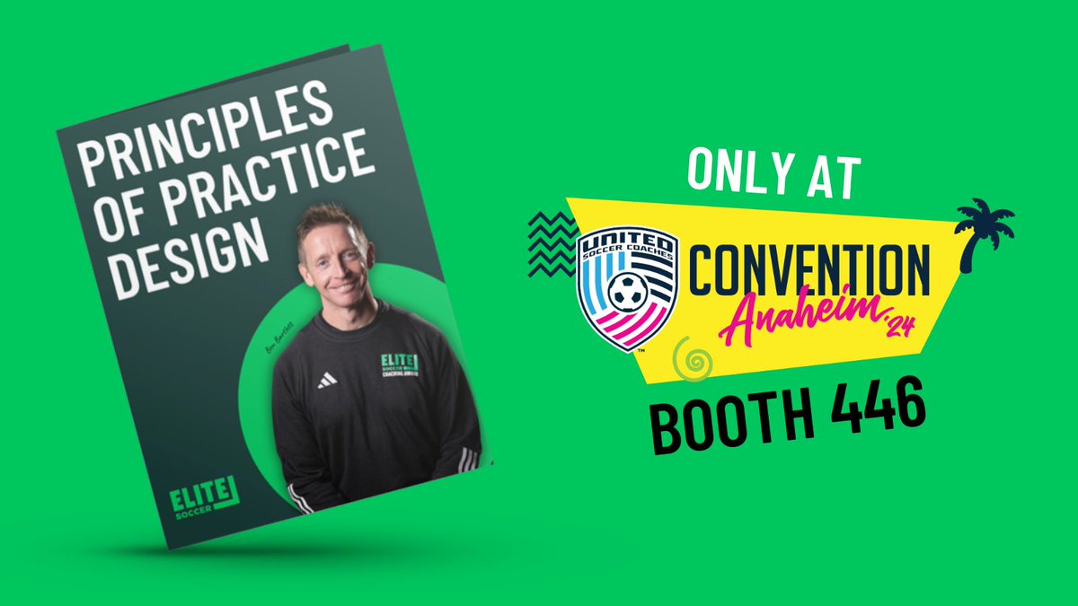 Delighted to work with @benbarts to produce this new article and insight into his Principles of Practice Design. Exclusively available at the @UnitedCoaches convention FREE while stocks last. Visit us at Booth 446 in the exhibit hall! #StrongerUnited24