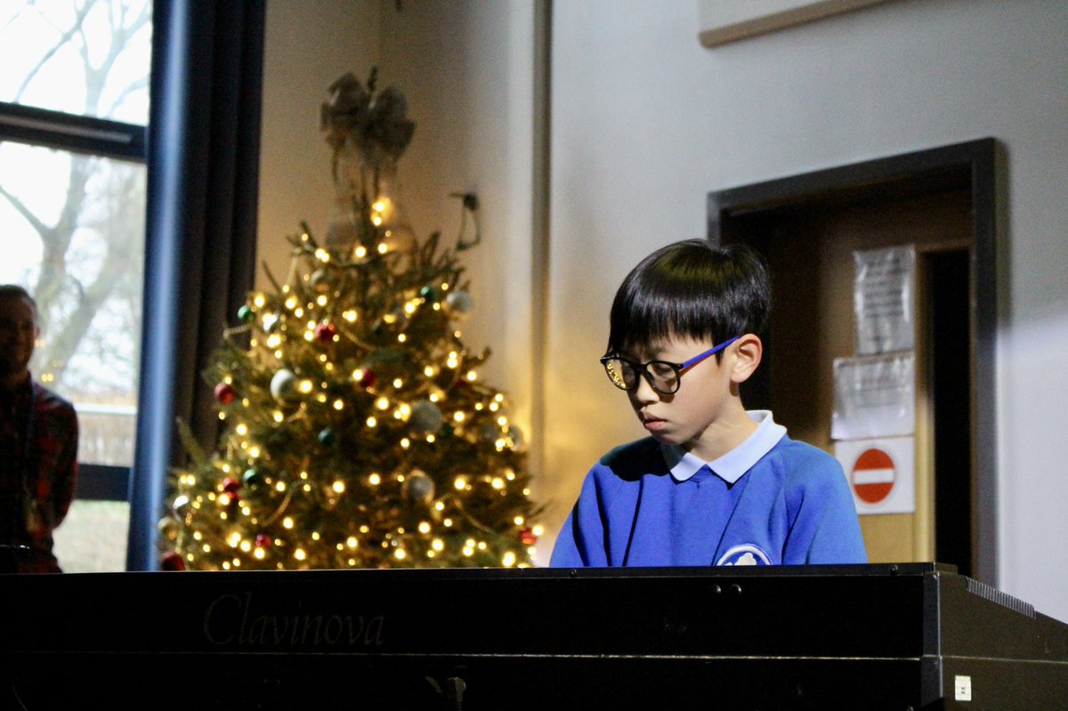 We were lucky enough to have one of our incredibly talented Year 6 pupils play the piano at our Year 5/6 Christmas performance. He not only gave the audience goosebumps but had his whole class beaming with pride! #music