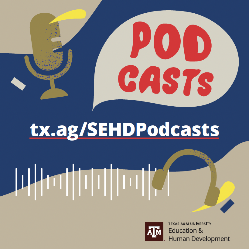 cehdtamu's tweet photo. We are home to several podcasts featuring research and perspectives from our students, faculty and staff. 🎧
Explore our new podcasts page at https://t.co/2p7uYqzgPl.
#SEHD #TAMU #Poscasts #KNSM #TLAC https://t.co/KlcnSNIvbW