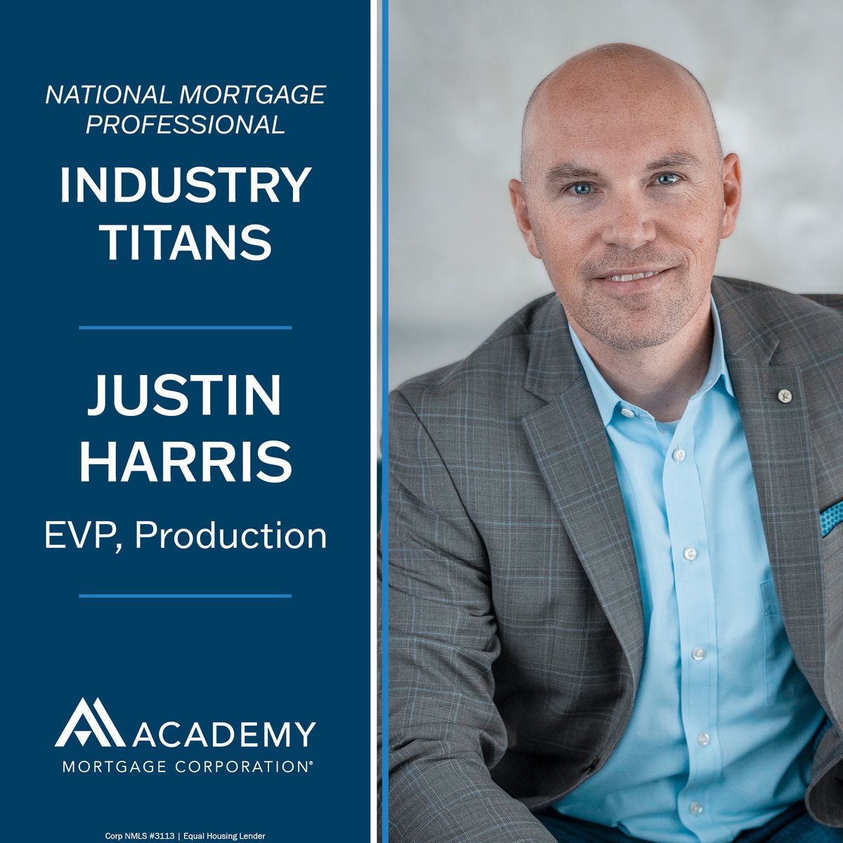 Academy EVP of Production Justin Harris has been recognized by NMP as a 2024 Industry Titan—acknowledging the key players who have dedicated their expertise and years of experience to the mortgage industry. Congratulations, Justin!