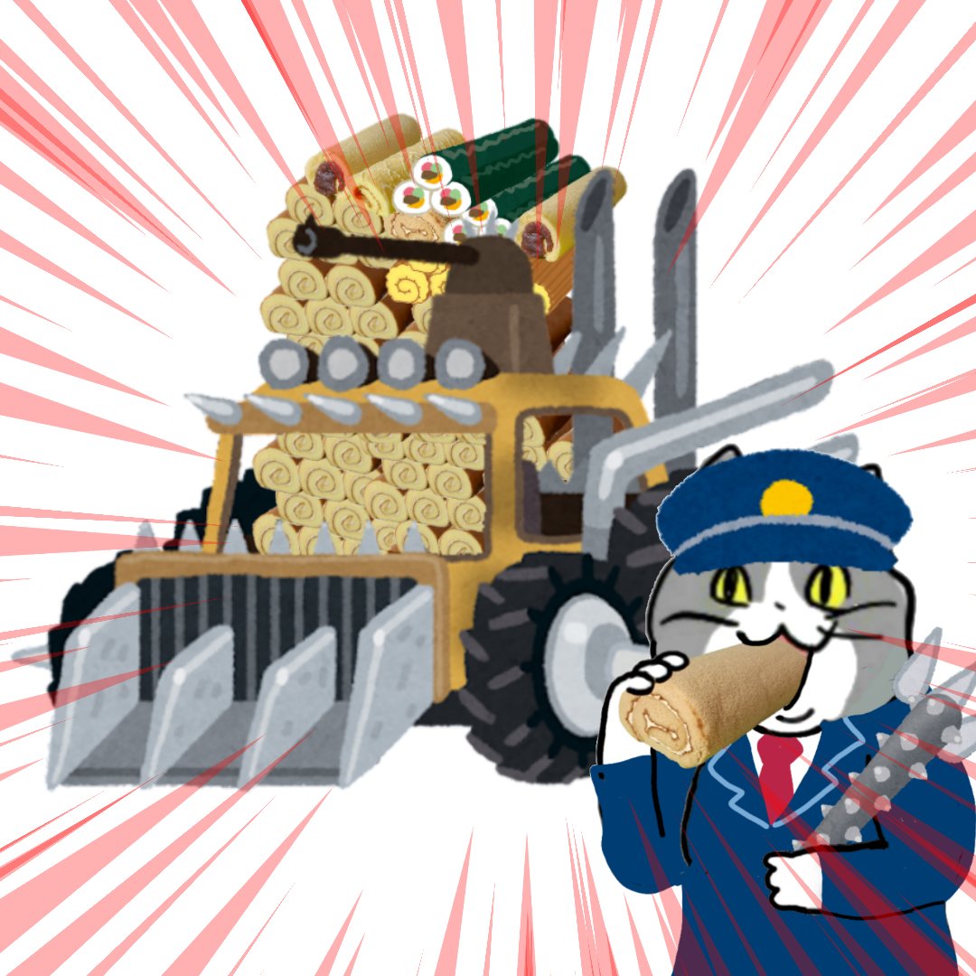 ヤマザキ製スイスロール愛食家のメタボ猫パイセンがアップを始めました