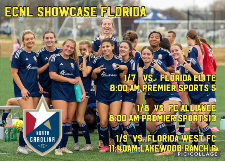 Excited to coach the <a href="/NCFC_ECNL07g/">ℕℂ𝔽ℂ 𝕐𝕠𝕦𝕥𝕙 𝔼ℂℕ𝕃 𝟘𝟟 𝔾𝕚𝕣𝕝𝕤</a> in FL. Be sure to check us out!