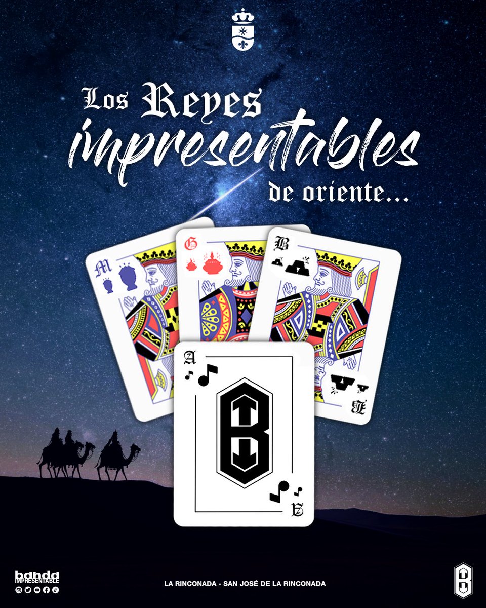🌠Los Reyes Impresentables de Oriente...🌠

Un año más estaremos el 5 de enero repartiendo ilusión entre pequeños y mayores de la mejor forma que sabemos hacer, con nuestra música. 🥰

📆5 de enero
📍@ayuntamiento_de_la_r
⏰A partir de las 16:00

#reyesmagos #yavienenlosreyes