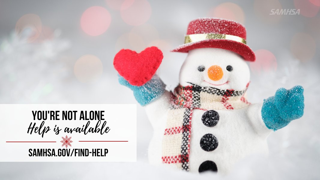 Mental health matters, in the #NewYear and all year. It’s essential to your overall health and quality of life. For help and support, visit samhsa.gov/find-help