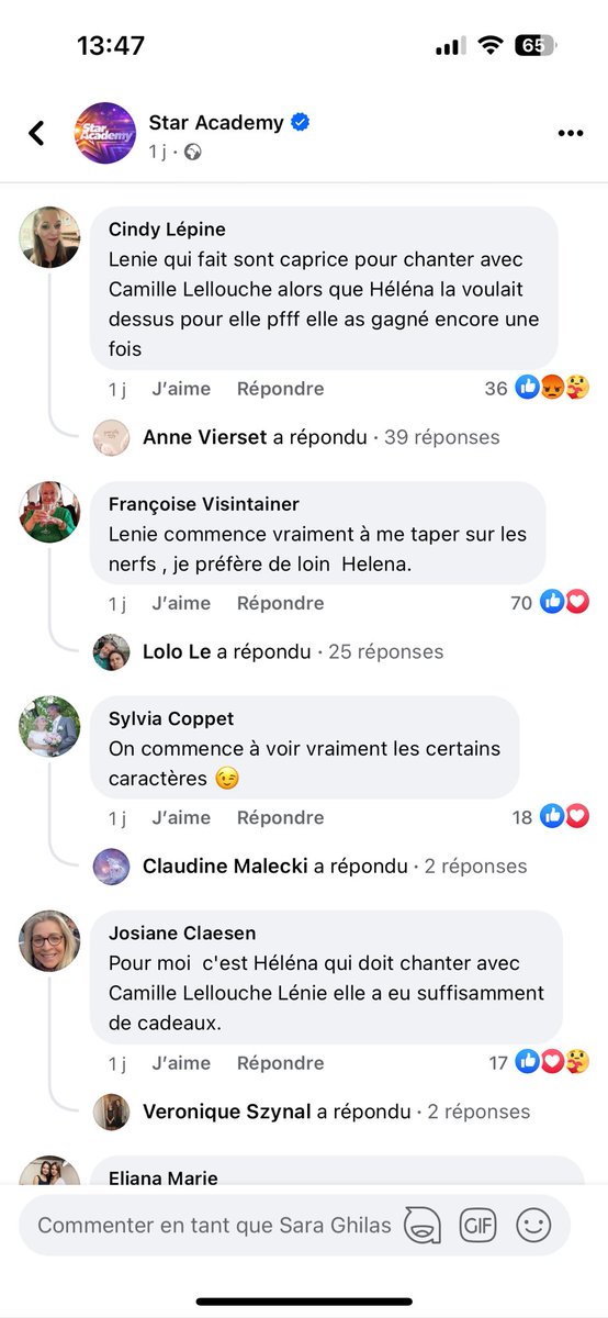 myprettysun's tweet photo. @ClaraPigno13211 La Team d’Helena de Facebook dénigre de ouf Lenie c’est incroyable alors qu’elles sont super amie… ça l’a traité de profiteuse, manipulatrice envers Helena etc. Fb et X ne voient vraiment pas la même chose j’ai l’impression… (et encore c’est rien mes screens) https://t.co/ayiywotnM2