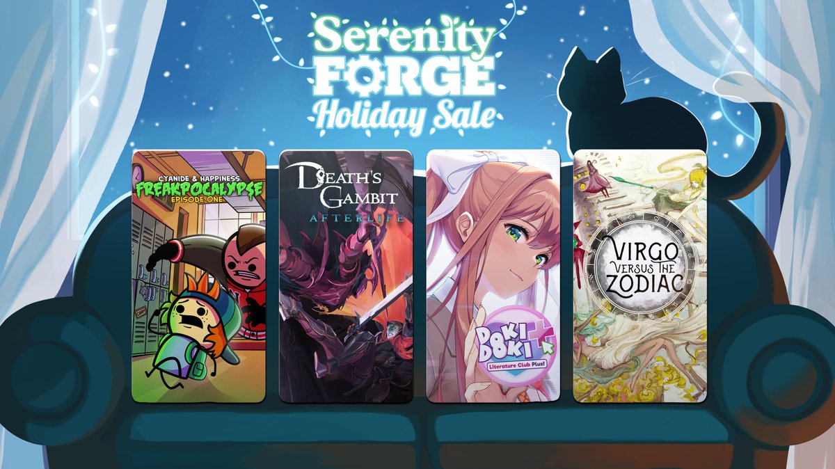 Start your year with a new adventure 👾 Our PlayStation Holiday Sales continue today with more exciting titles! 💚 Doki Doki Literature Club Plus! store.playstation.com/en-us/concept/… ⚔️ Death’s Gambit: Afterlife store.playstation.com/en-us/product/… ♍️ Virgo Versus The Zodiac store.playstation.com/en-us/concept/…