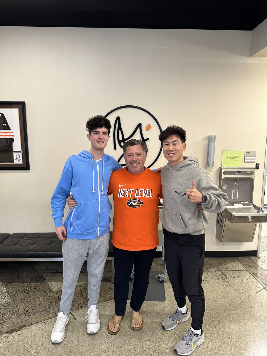 Always good to see <a href="/coachwalsh20/">Patrick Walsh</a> stop by the lab 🤝