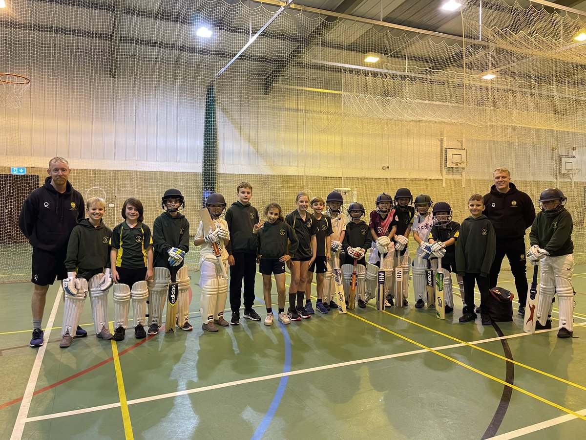 A brilliant afternoon with <a href="/KingsCollPrepCC/">King's College Prep CCA</a> - thank you for hosting! We can’t wait for summer now ☀️🏏