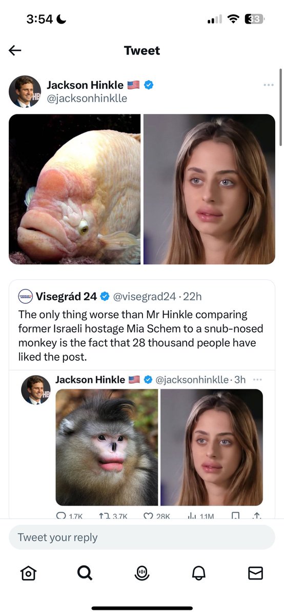 Skywatcher52's tweet photo. This vile account is the leader of the rise in antisemitism. Mocking victims. Praising terrorism. Help me remove him for good. Share with the #BanJacksonHinkle tag https://t.co/ePQMXC3oJt