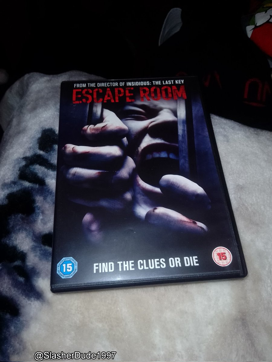 Day 4 of 365 horror challenge, gotta solve a puzzle to escape every room!
.
.
Watching Escape Room movie tonight, haven't seen this in ages!!
.
.
#Horror365Challenge #EscapeRoom #HorrorMovies #HorrorMovie #HorrorFilm #MovieAddict #HorrorFamily #HorrorCommunity #MovieFan