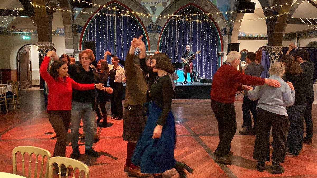 Glasgow #banea2024 cèilidh is in full swing