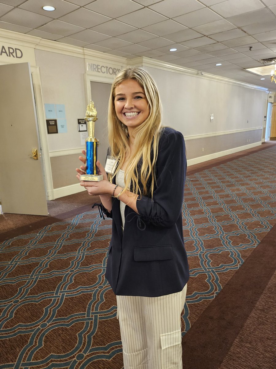 Val  Beigel 1st place!!! Entrepreneurship Indiv.   and MacKenzie Burton 2nd place Accounting Application.   Congrats to all who qualified for States!   We'll see what happens at Day 2 tomorrow. (2of2)   <a href="/FoxboroughHS/">James Donovan</a> <a href="/FoxboroughPS/">FoxboroughPS</a>