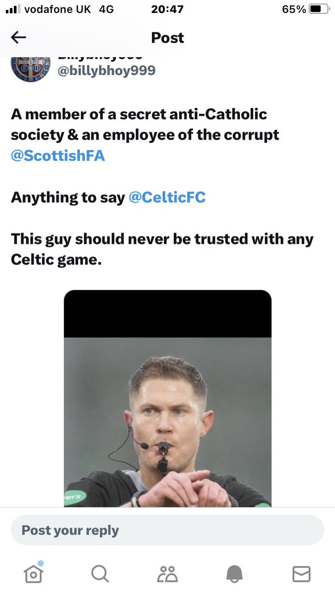 joe_canoe's tweet photo. @KerryFail Don’t even know if he’s ever been the ref in any Tim game. https://t.co/sQWgaslThE