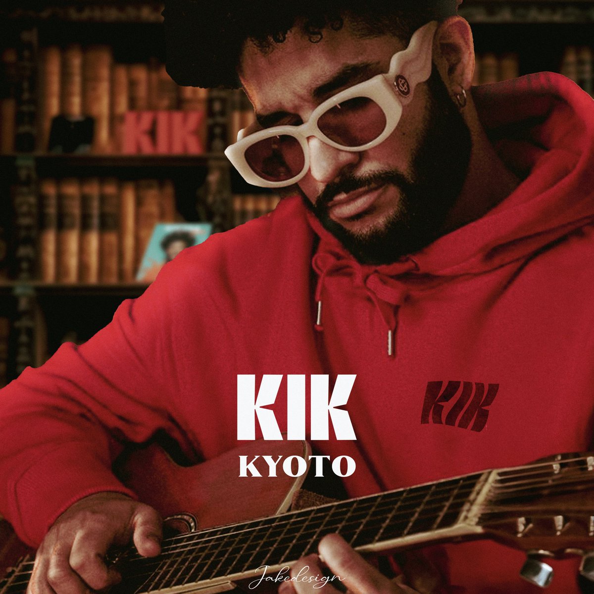 jakefr_'s tweet photo. 💿Concept Cover 
🥷KIK ~ Kyoto

Concept d’une cover pour @KikesaOff 
Donnez votre avis en commentaire ! 

#kikesart #design #cover #Kyoto https://t.co/s5IdHXodsG