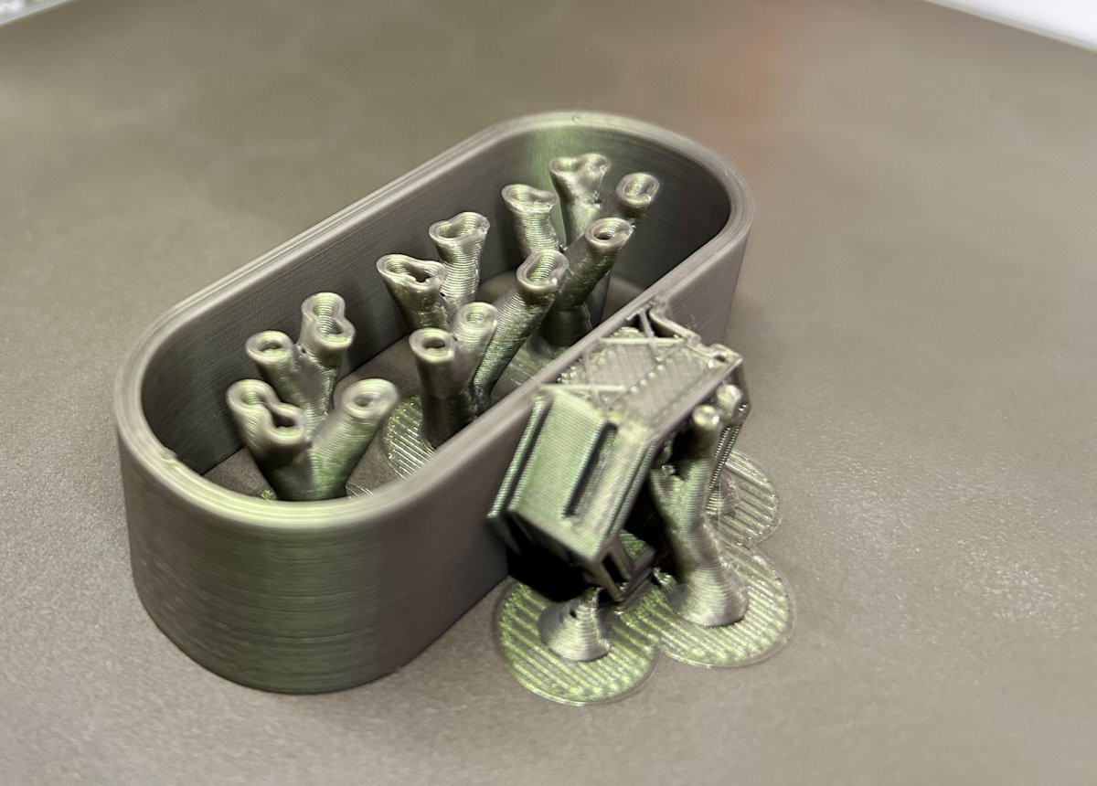 PrintNcode's tweet image. "🌟 Tip for all 3D printing enthusiasts! Did you know you can choose organic, tree-like supports in Prusa Slicer? 🌿 These supports are not only material-efficient but also make post-print cleaning a breeze. Check out this option in your next print for a hassle-free experience!