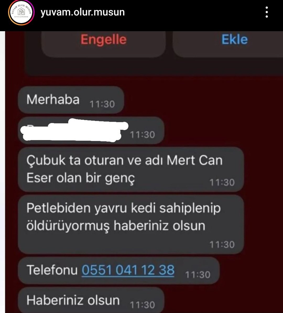 Bu bir ihbardır. Lütfen peşine düşelim